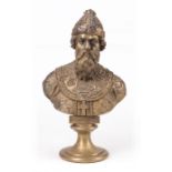Bronze Bust of a Tsar , possibly of Mikhail Fyodorovich Romanov, 1867, dated and "F. Chopin, St.