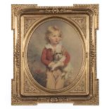 Antique Giltwood Frame , 19th c., oval opening 21 in. x 17 in., Master Simpson, by Devis .