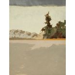 James Rogers Lamantia (American/Louisiana, 1923-2011), "Landscape", 1972-73, oil on masonite, signed