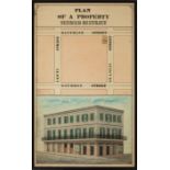 Dominique Edouard Seghers (American/New Orleans, 1848-1911), "Plan of a Property / Second District",