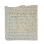 Confederate Brigadier General Phillip Roddey Autograph Letter Signed, two pages, one sheet, dated