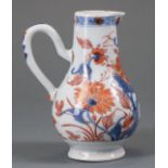 Chinese Export Imari Porcelain Jug and Associated Cover, 18th c., Kangxi/Qianlong, decorated with