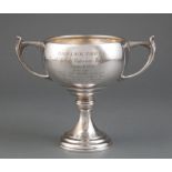 Elizabeth II Sterling Silver Trophy Cup, Mappin & Webb, Sheffield, 1966, with presentation