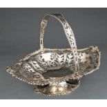 Black, Starr & Frost Sterling Silver Pierced Cake Basket, act. New York, 1874 to present, footed
