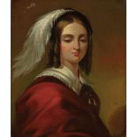 William Penn Brannan (American/Ohio, 1825-1866), "Beatrice from Shelley's Cenci", 1849, oil on