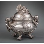 Fine Louis Philippe Silver Figural Tureen, c. 1840, Charles-Antoine-Amand Lenglet, Paris, 32 rue