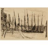 James Abbott McNeill Whistler (American, 1834-1903), "Billingsgate", 1859, etching on paper,