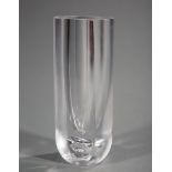 Goran Wärff (Swedish, b. 1933) for Kosta Boda Glass Vase, signed on base, h. 10 7/8 in., w. 4 3/8