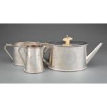 Victorian Sterling Silver Tea Service, incl. teapot, A.B. Savory & Sons (William Smily), London,