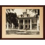 Clarence John Laughlin (American/Louisiana, 1905-1985), "The Luminous Columns (#7) (Houmas House