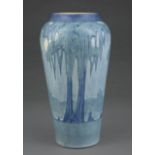 Newcomb College Art Pottery Vase, 1925, decorated by Anna Frances Simpson, with low relief carved "