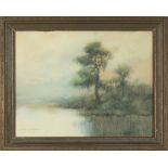 Alexander John Drysdale (American/New Orleans, 1870-1934), "A Louisiana Cypress Swamp", 1914, oil