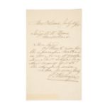Pierre G.T. Beauregard Autograph Note Signed, post war, to Judge W.W. Howe, New Orleans, dated