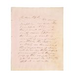Vice-President John C. Calhoun Manuscript Letter Signed, five pages, from an autograph album of L.