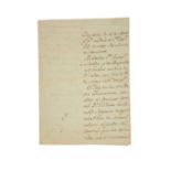 [Don Gilberto Guillemard], three manuscript notes signed, relating to Guillemard, designer of the