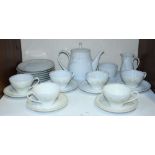 SECTION 13. A 21-piece Noritake China 'Windrift' pattern tea set