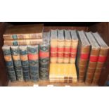 History/Bindings, Sixteen assorted books comprising 'History of the English People' by J.R. Green