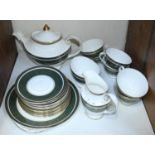 SECTION 23. A 22-piece Royal Doulton 'Vanborough' pattern tea set, comprising cups, saucers and a