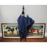 Two assorted prints, one of a cow, signed and dated 'Lacey Derstine 1993' the other depicting a
