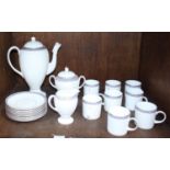 SECTION 33. A 19-piece Wedgwood 'Palatia' pattern part coffee service comprising coffee cans, a