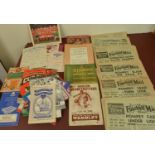 A collection of sports memorabilia – football including 1950s Portsmouth Football Club, 1948 &