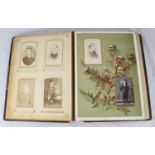 A Victorian photograph album containing pictures of William Booth, founder of the Salvation Army