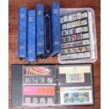 A collection of approximately 187 special mint stamp sets and small quantity of collector year and