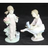 Two assorted boxed Lladro porcelain figures comprising 'Best Friend 07620' and 'Spring 05217'
