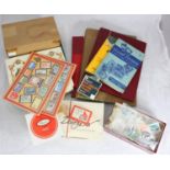 A collection of assorted GB and world used stamps across six albums including Turkey, South Africa