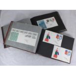 A collection of approximately 130 first day covers across two binders