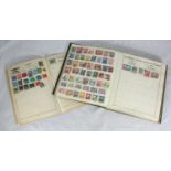 Two albums of used George V, VII and ERII GB and world stamps, largely mounted and loose mounted