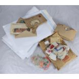 A small quantity of George V unmounted mint stamps, together with a quantity of used Victorian,