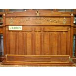 A wooden Masonic attendance board for the 'Prince Edward Lodge 1903', 170cm wide