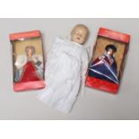 Two boxed Peggy Nisbet Dolls comprising 'H.M. Queen Elizabeth II Garter Robes' and 'H/217 Anne