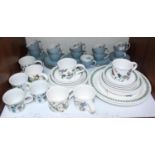 SECTION 10. A 25-piece Royal Doulton 'Rose Elegans' pattern part coffee service, comprising cups and