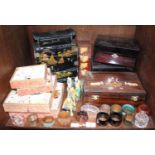 SECTION 34. A collection of assorted Oriental items and collectables comprising table top storage