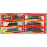 Seven Hornby '00' gauge engines, all boxed, including 4x diesel locomotives, R3261 Network Rail 0-