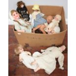 A quantity of bisque headed dolls including a Simon & Halbig 126, Simon & Halbig for Kammer &