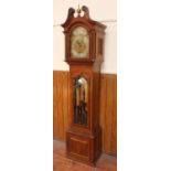 An Edwardian mahogany chiming longcase clock by Bruford & Son, Exeter, with eight-day movement,