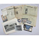 Portsmouth FC ephemera: An interesting collection of newspapers including Football Mail Saturday