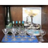 SECTION 38. A quantity of Babycham memorabilia including an over-sized glass bottle, four small
