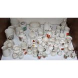 SECTION 16. A large quantity of Goss crested china including cups etc.