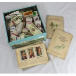 A collection of assorted cigarette and tea cards including examples for John Player & Sons, Player's