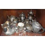 SECTION 47. A quantity of silver-plated wares including various tea and coffee pots and place mats