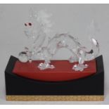 A Swarovski crystal Annual Edition 1997 Fabulous Creatures 'The Dragon,' with display stand, in