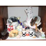 SECTION 13. An assortment of mixed ceramics and collectables including Beswick, Wedgwood and Aynsley