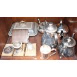 SECTION 51. A quantity of silver-plated wares including various tea and coffee pots etc.