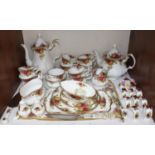 SECTION 10 & 11. An extensive Royal Albert 'Old Country Roses' pattern tea & dinner service,