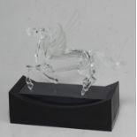 A Swarovski crystal Annual Edition 1998 Fabulous Creatures 'The Pegasus,' with display stand, in