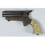 Tipping and Lawden Sharp?s patient derringer pistol, .30 rimfire calibre (obsolete), with four-